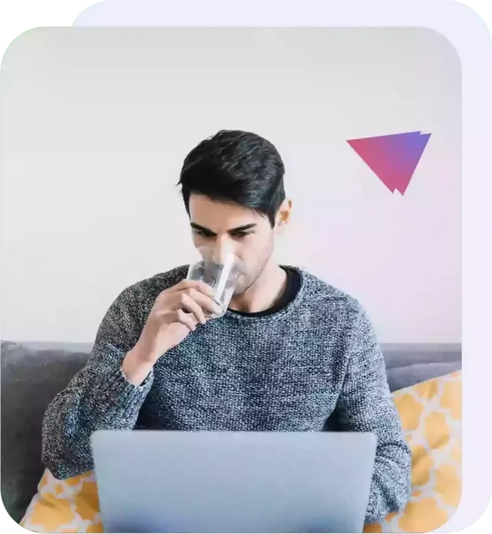 drinking water